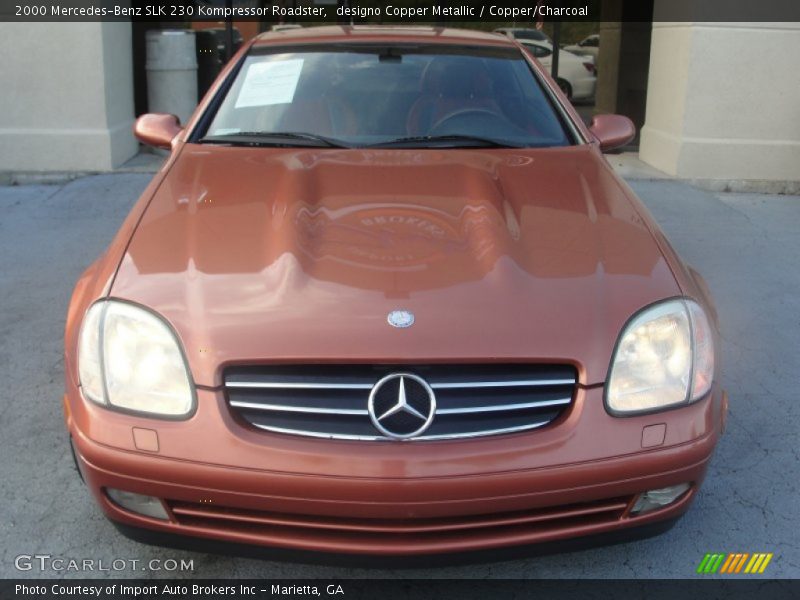 designo Copper Metallic / Copper/Charcoal 2000 Mercedes-Benz SLK 230 Kompressor Roadster