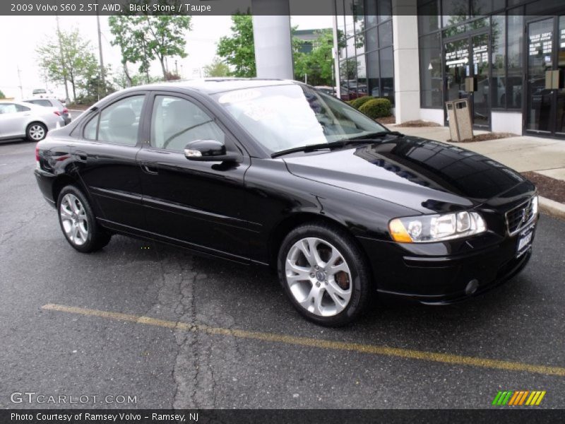 Black Stone / Taupe 2009 Volvo S60 2.5T AWD