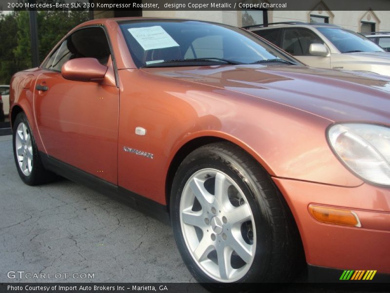 designo Copper Metallic / Copper/Charcoal 2000 Mercedes-Benz SLK 230 Kompressor Roadster