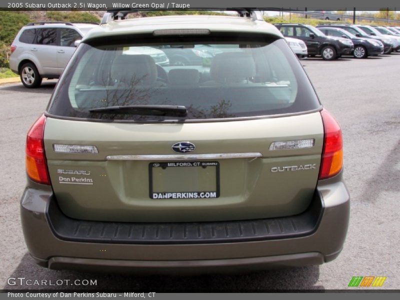 Willow Green Opal / Taupe 2005 Subaru Outback 2.5i Wagon