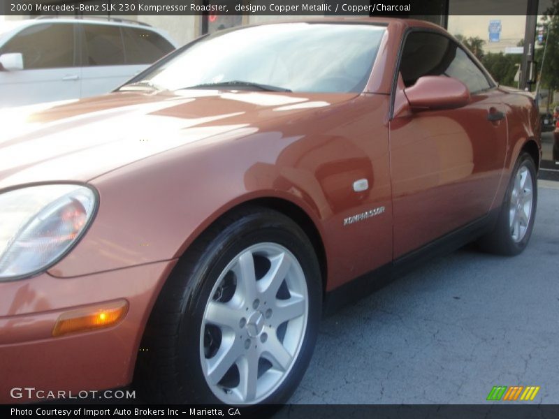 designo Copper Metallic / Copper/Charcoal 2000 Mercedes-Benz SLK 230 Kompressor Roadster