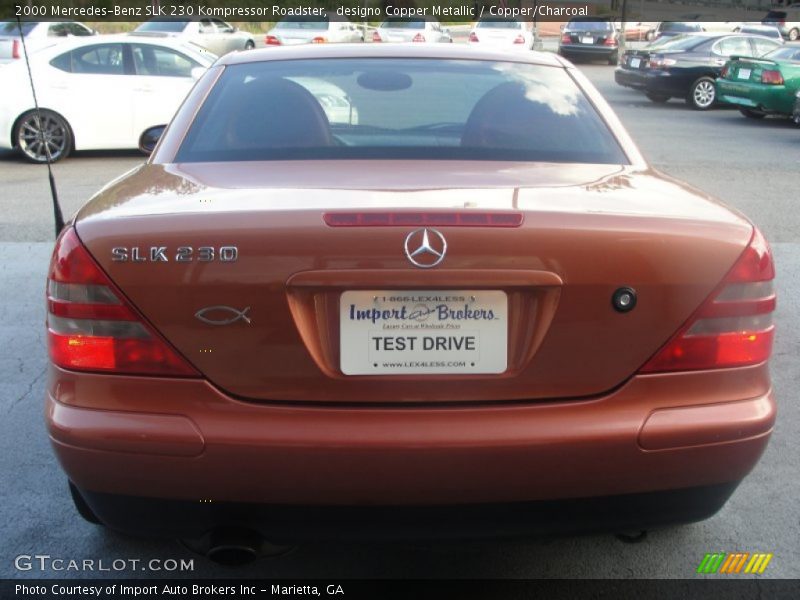 designo Copper Metallic / Copper/Charcoal 2000 Mercedes-Benz SLK 230 Kompressor Roadster