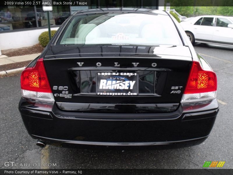 Black Stone / Taupe 2009 Volvo S60 2.5T AWD