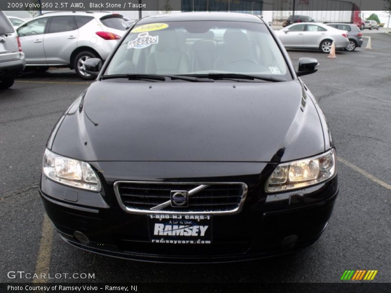 Black Stone / Taupe 2009 Volvo S60 2.5T AWD