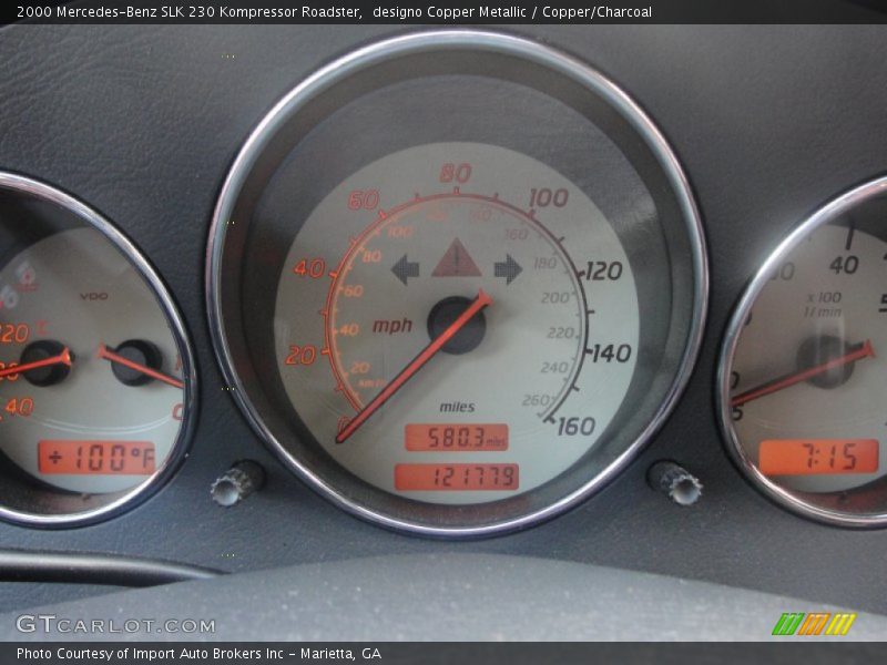 designo Copper Metallic / Copper/Charcoal 2000 Mercedes-Benz SLK 230 Kompressor Roadster
