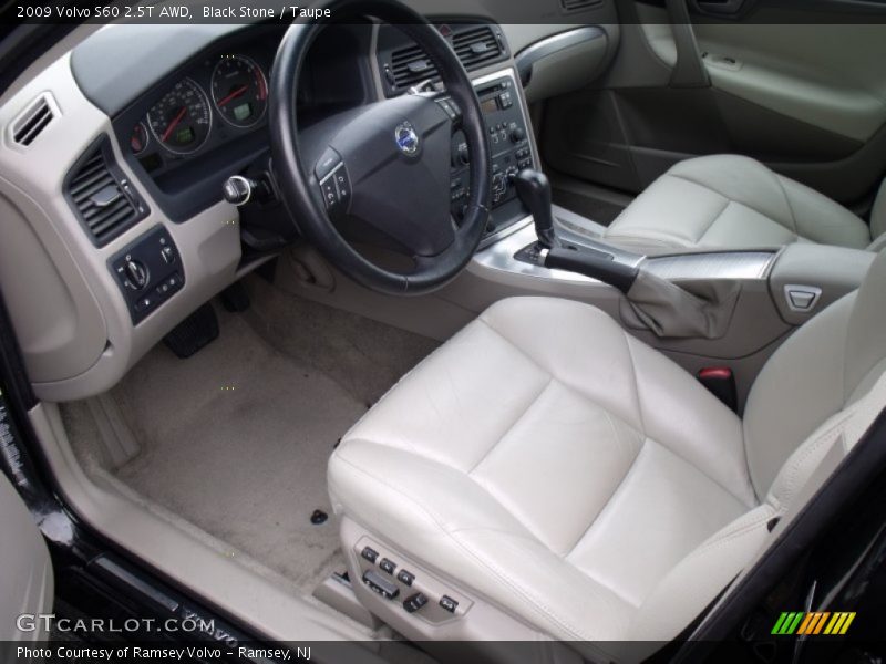 Black Stone / Taupe 2009 Volvo S60 2.5T AWD