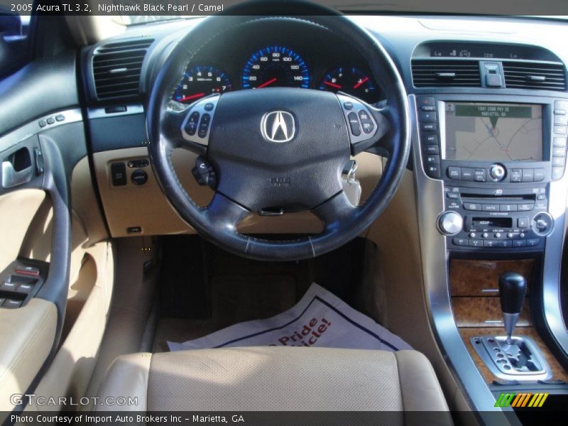 Nighthawk Black Pearl / Camel 2005 Acura TL 3.2