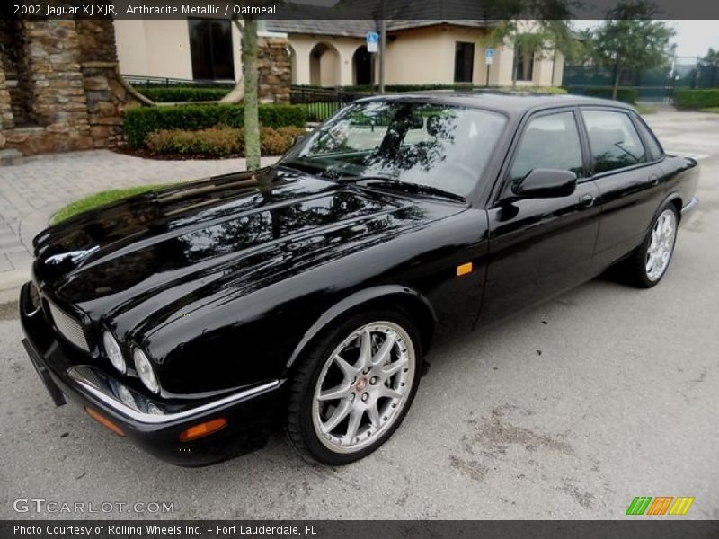 Anthracite Metallic / Oatmeal 2002 Jaguar XJ XJR