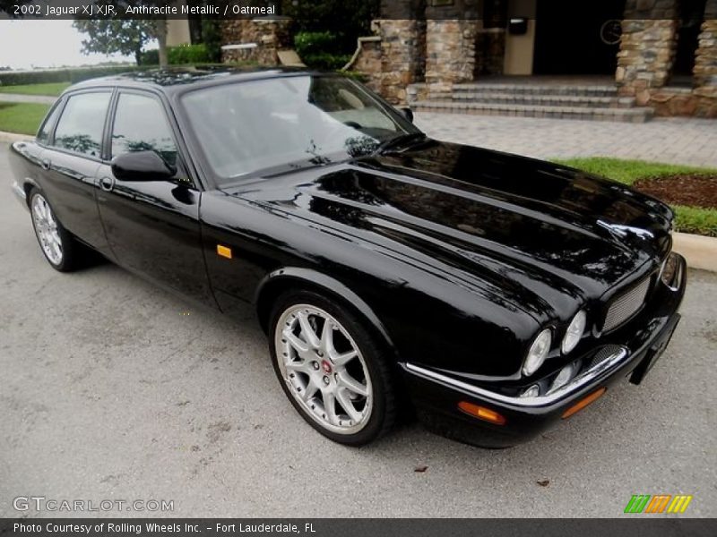 Anthracite Metallic / Oatmeal 2002 Jaguar XJ XJR