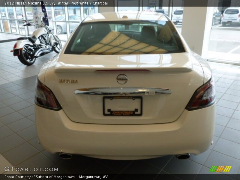 Winter Frost White / Charcoal 2012 Nissan Maxima 3.5 SV
