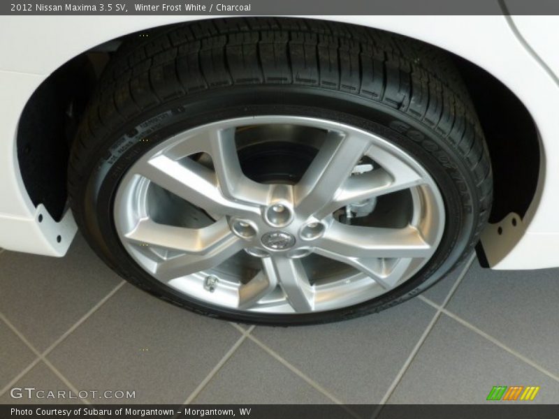 Winter Frost White / Charcoal 2012 Nissan Maxima 3.5 SV