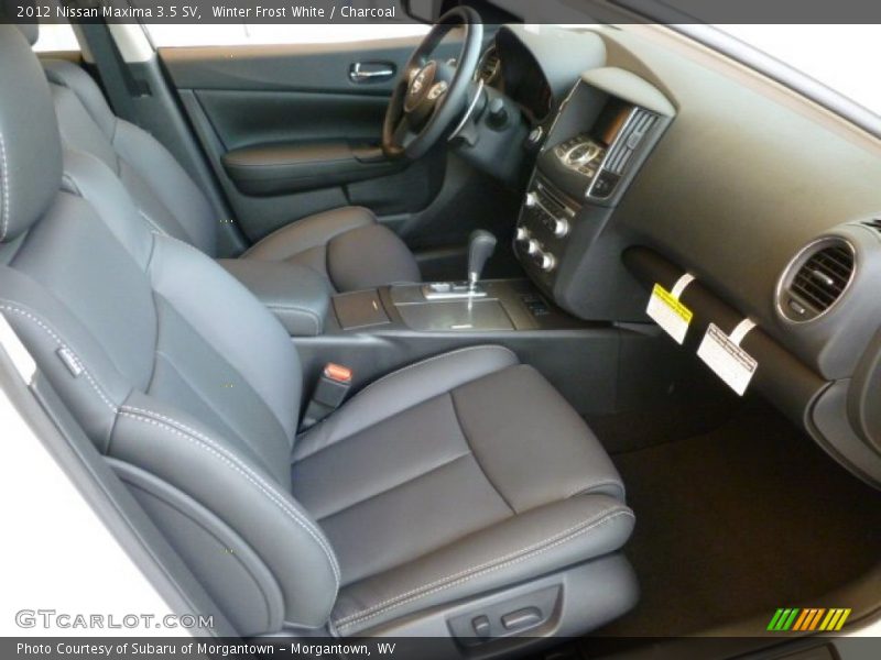Winter Frost White / Charcoal 2012 Nissan Maxima 3.5 SV