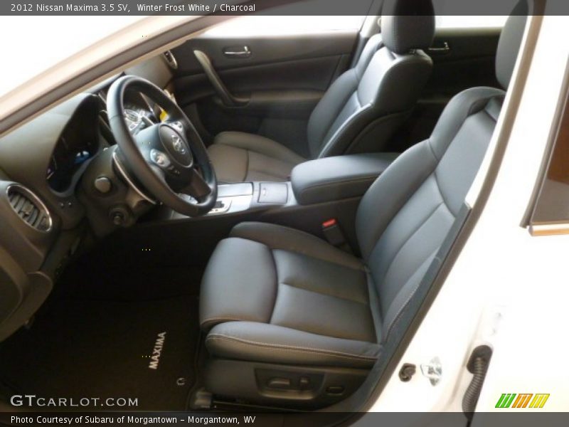 Winter Frost White / Charcoal 2012 Nissan Maxima 3.5 SV