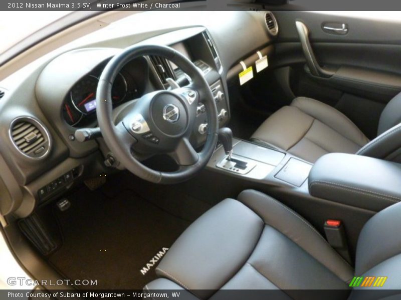 Winter Frost White / Charcoal 2012 Nissan Maxima 3.5 SV
