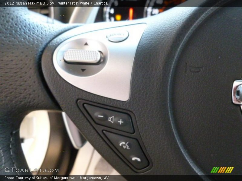 Winter Frost White / Charcoal 2012 Nissan Maxima 3.5 SV
