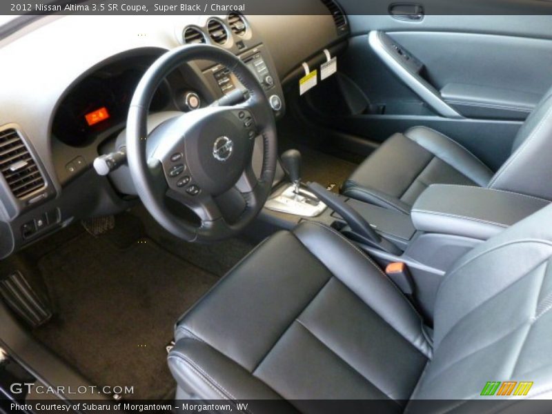 Super Black / Charcoal 2012 Nissan Altima 3.5 SR Coupe