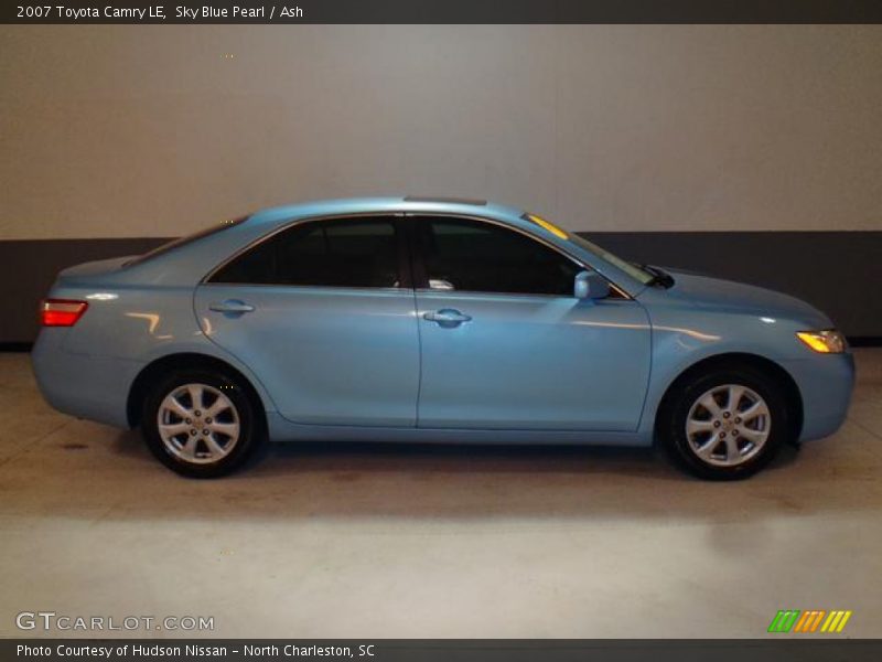 Sky Blue Pearl / Ash 2007 Toyota Camry LE