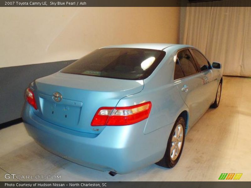 Sky Blue Pearl / Ash 2007 Toyota Camry LE