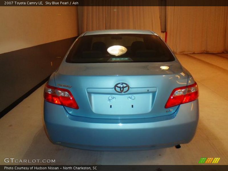 Sky Blue Pearl / Ash 2007 Toyota Camry LE