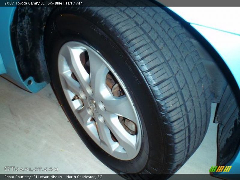 Sky Blue Pearl / Ash 2007 Toyota Camry LE