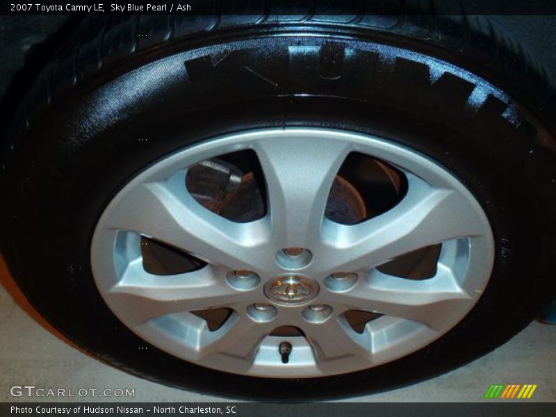 Sky Blue Pearl / Ash 2007 Toyota Camry LE