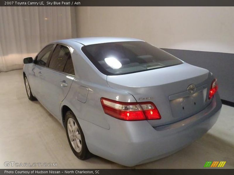 Sky Blue Pearl / Ash 2007 Toyota Camry LE