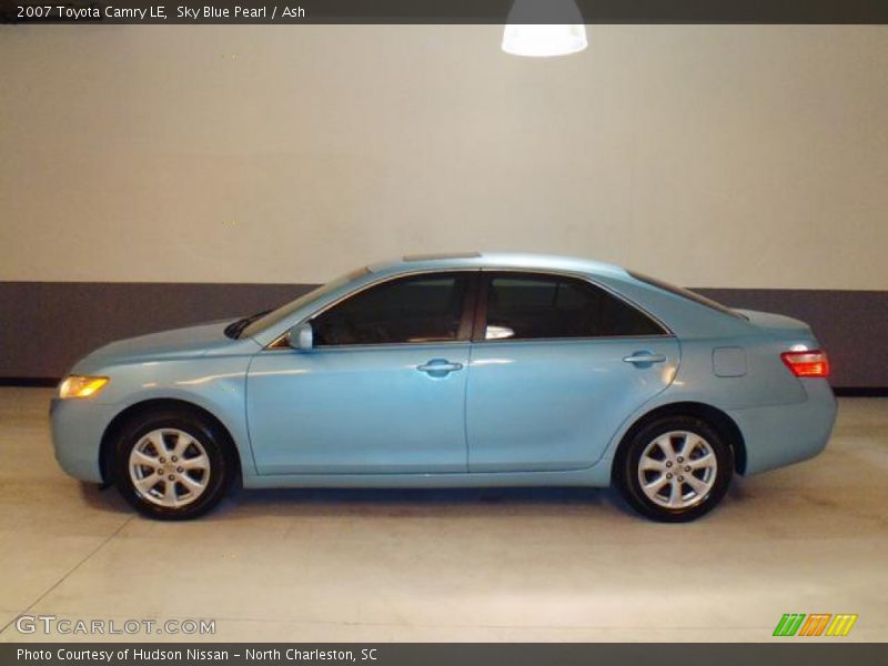 Sky Blue Pearl / Ash 2007 Toyota Camry LE