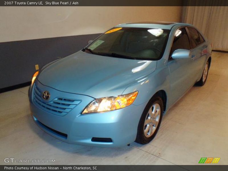 Sky Blue Pearl / Ash 2007 Toyota Camry LE