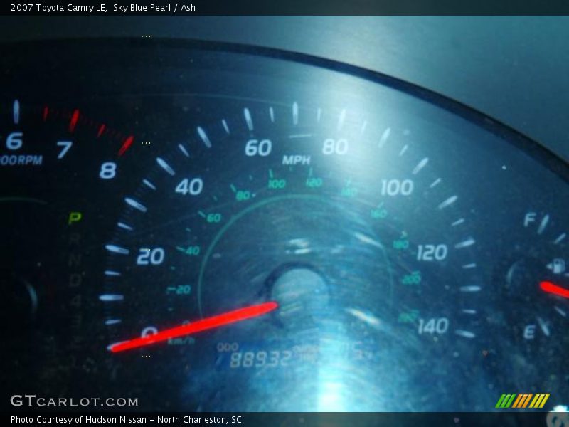 Sky Blue Pearl / Ash 2007 Toyota Camry LE