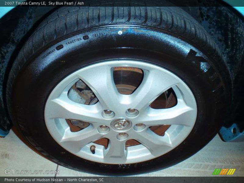 Sky Blue Pearl / Ash 2007 Toyota Camry LE