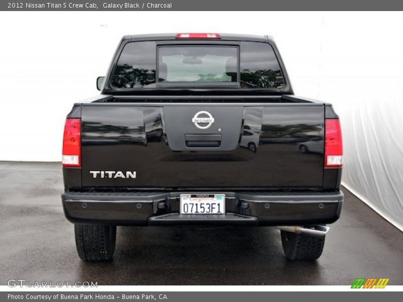 Galaxy Black / Charcoal 2012 Nissan Titan S Crew Cab