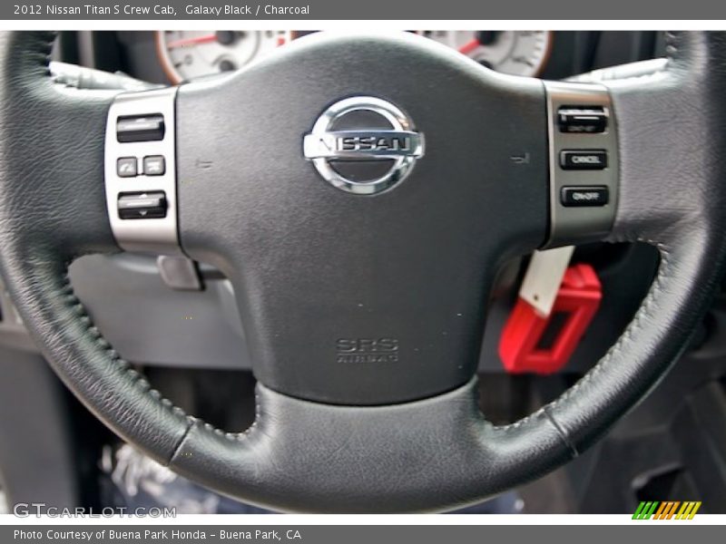 Galaxy Black / Charcoal 2012 Nissan Titan S Crew Cab