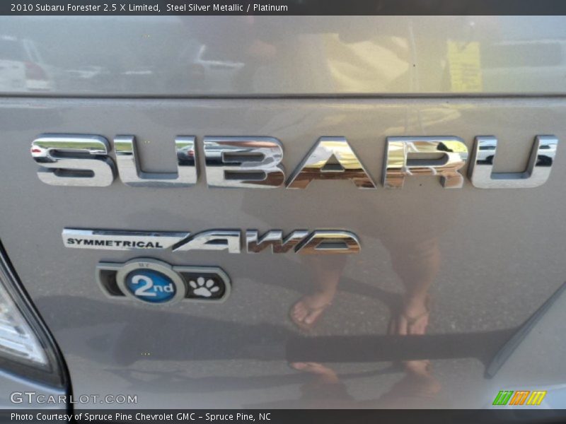 Steel Silver Metallic / Platinum 2010 Subaru Forester 2.5 X Limited