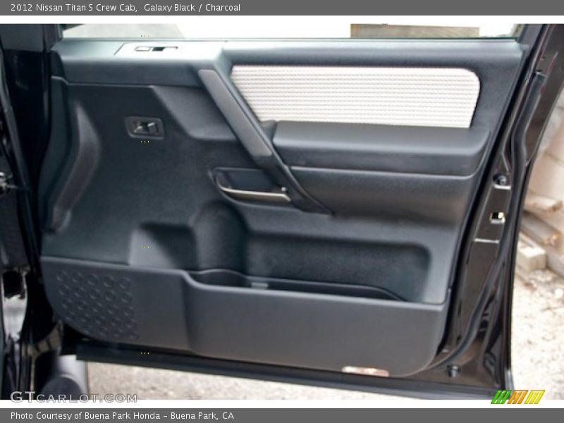 Galaxy Black / Charcoal 2012 Nissan Titan S Crew Cab
