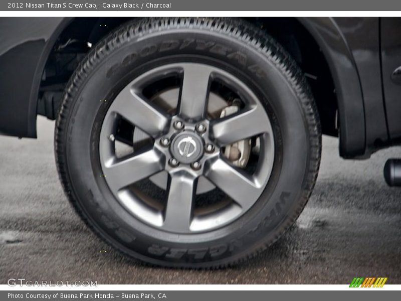 Galaxy Black / Charcoal 2012 Nissan Titan S Crew Cab