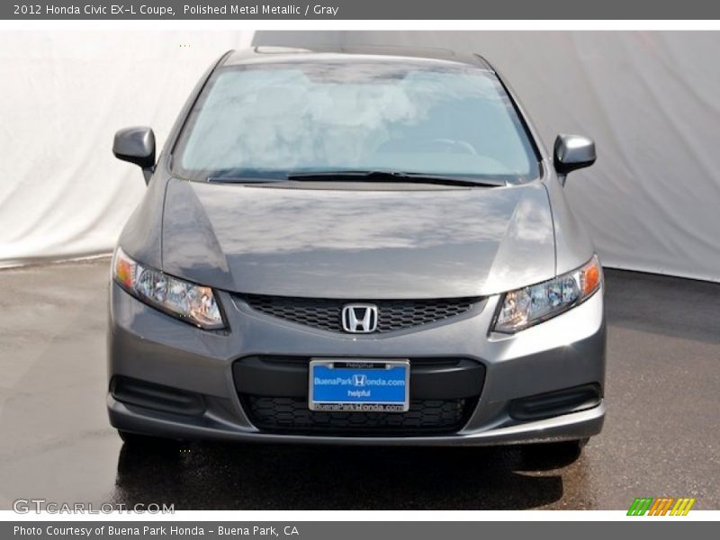 Polished Metal Metallic / Gray 2012 Honda Civic EX-L Coupe