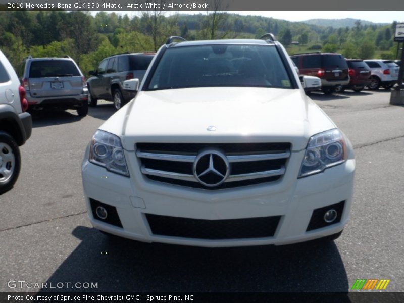 Arctic White / Almond/Black 2010 Mercedes-Benz GLK 350 4Matic
