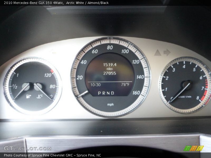 Arctic White / Almond/Black 2010 Mercedes-Benz GLK 350 4Matic