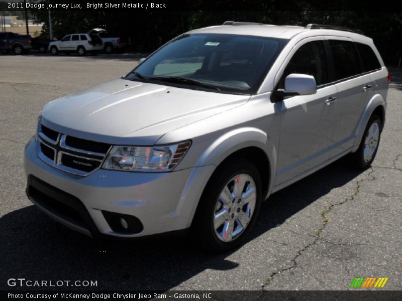 Bright Silver Metallic / Black 2011 Dodge Journey Lux