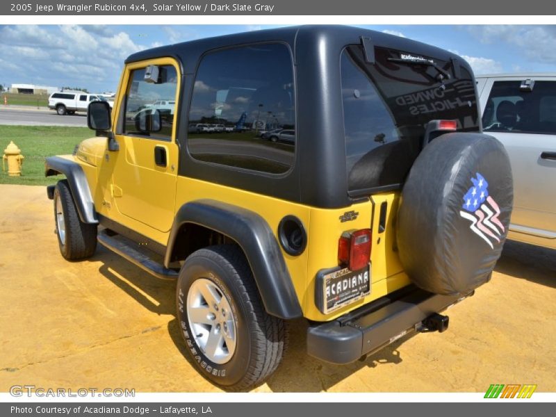 Solar Yellow / Dark Slate Gray 2005 Jeep Wrangler Rubicon 4x4