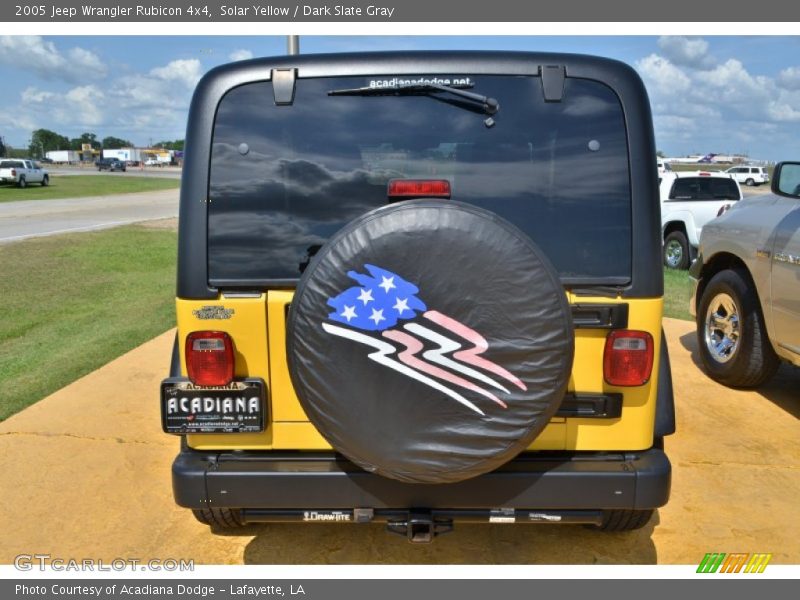 Solar Yellow / Dark Slate Gray 2005 Jeep Wrangler Rubicon 4x4