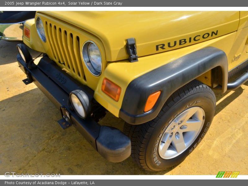 Solar Yellow / Dark Slate Gray 2005 Jeep Wrangler Rubicon 4x4
