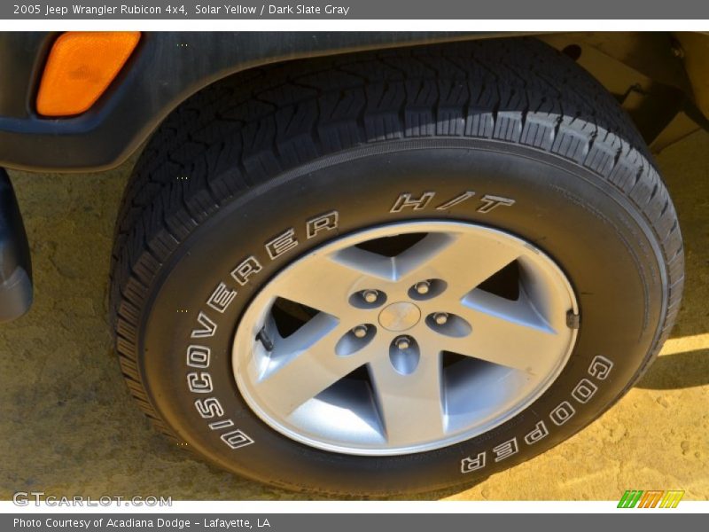 Solar Yellow / Dark Slate Gray 2005 Jeep Wrangler Rubicon 4x4