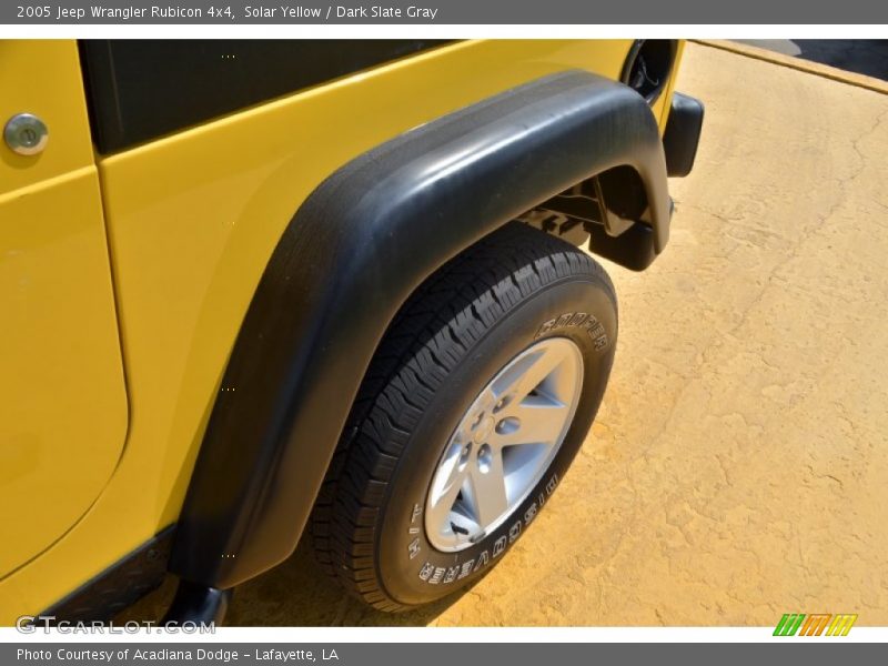Solar Yellow / Dark Slate Gray 2005 Jeep Wrangler Rubicon 4x4