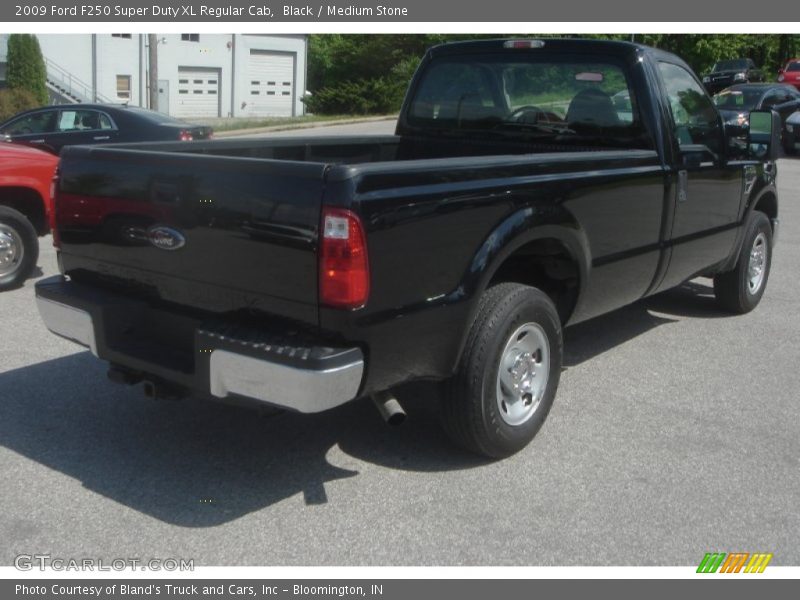 Black / Medium Stone 2009 Ford F250 Super Duty XL Regular Cab