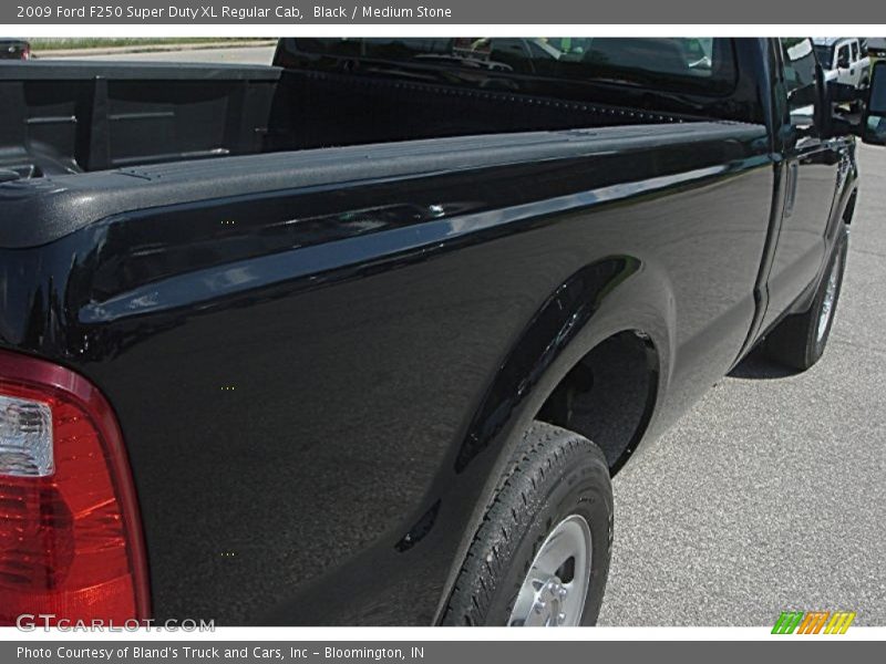 Black / Medium Stone 2009 Ford F250 Super Duty XL Regular Cab