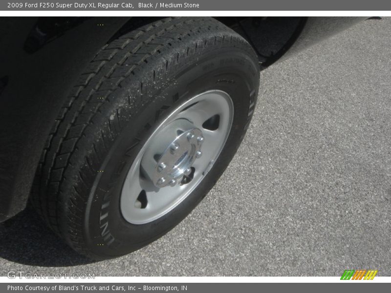 Black / Medium Stone 2009 Ford F250 Super Duty XL Regular Cab
