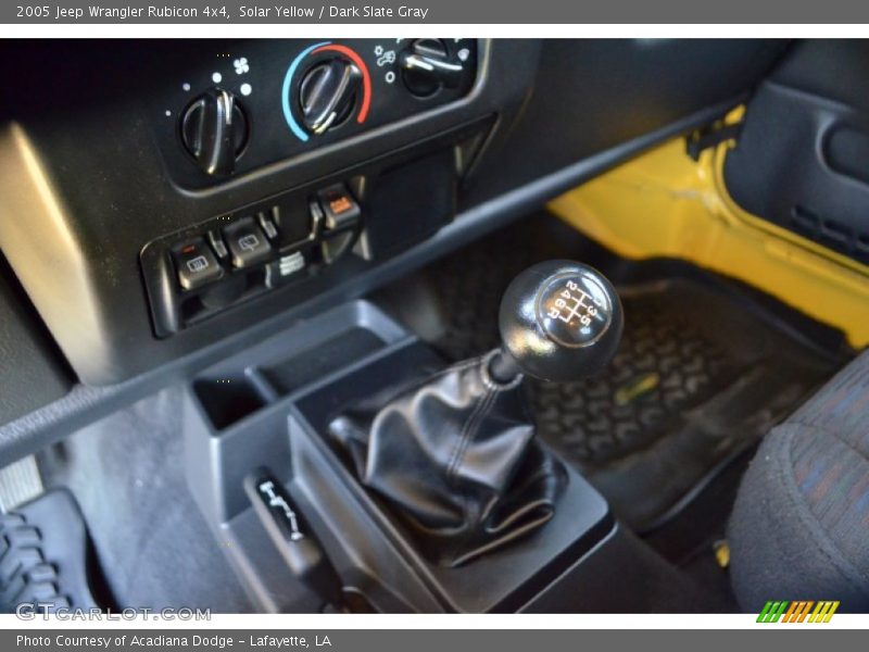 Solar Yellow / Dark Slate Gray 2005 Jeep Wrangler Rubicon 4x4