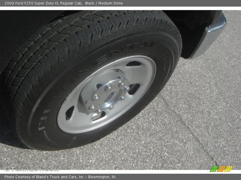 Black / Medium Stone 2009 Ford F250 Super Duty XL Regular Cab