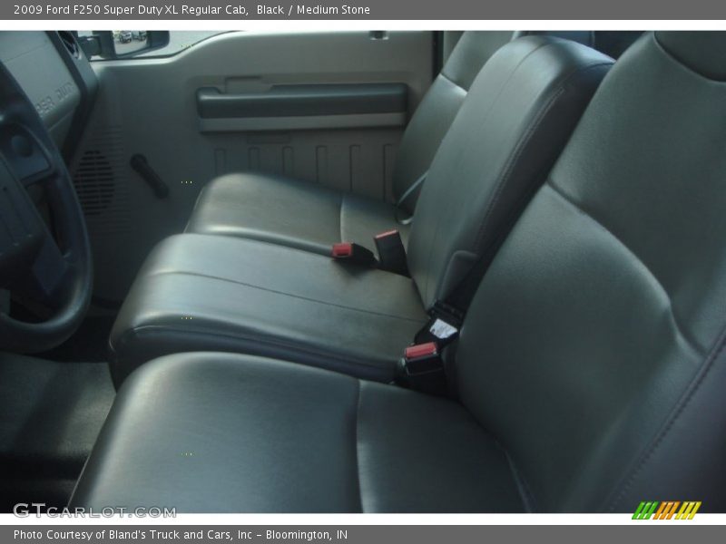 Black / Medium Stone 2009 Ford F250 Super Duty XL Regular Cab